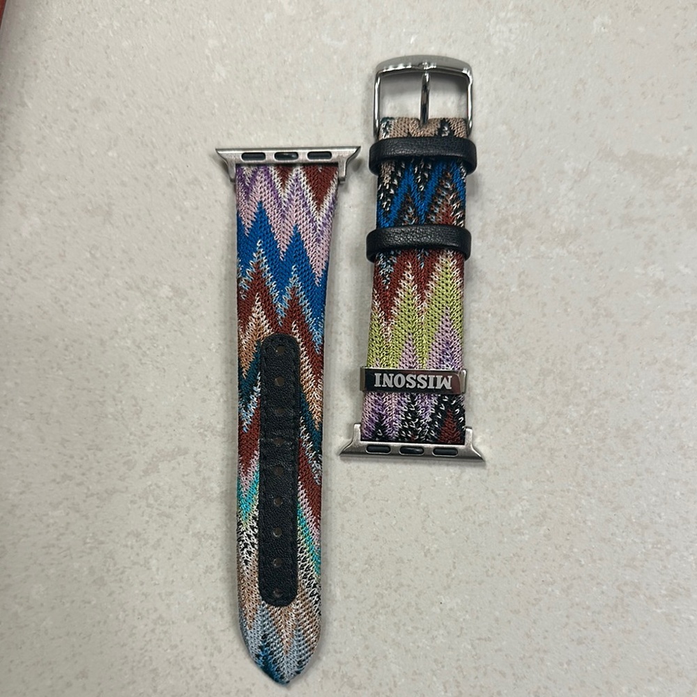 Missoni Zigzag Pattern Watch Strap